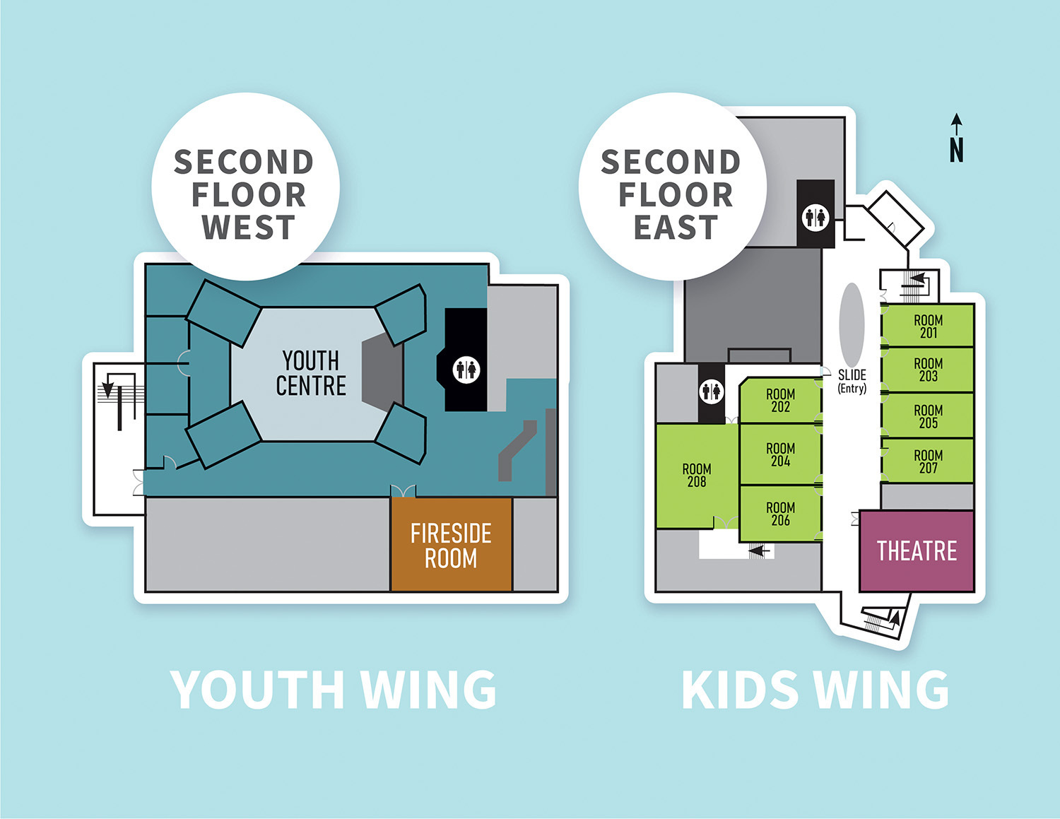 Second Floor Map