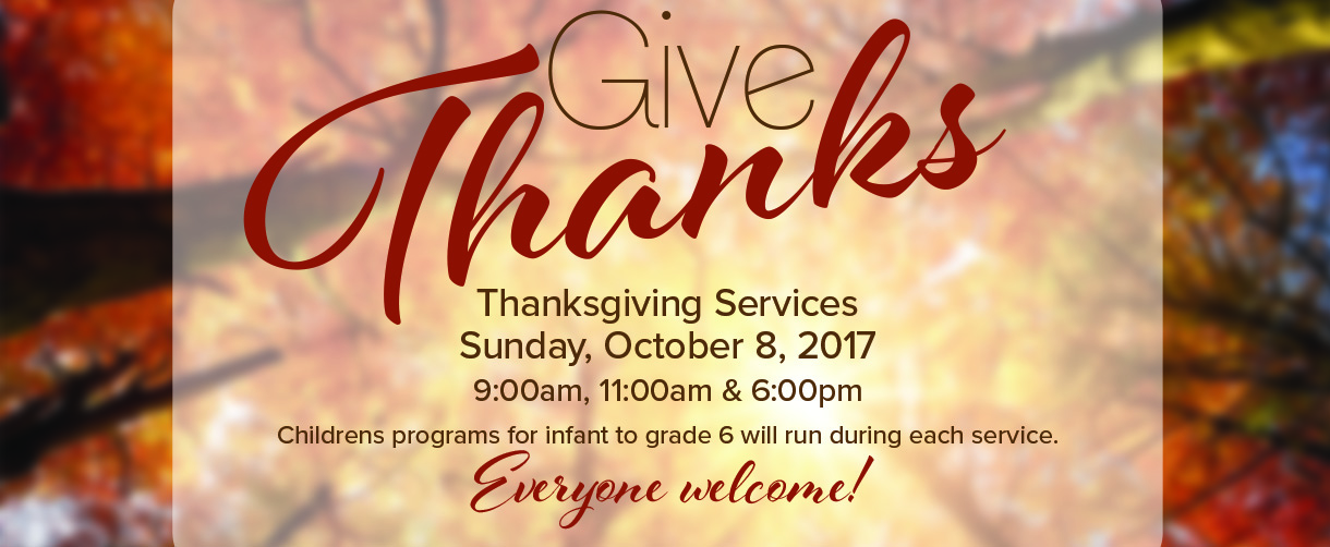 Home Page Slides - Thanksgiving 2017