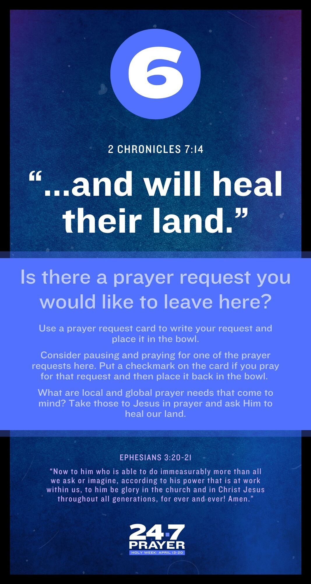 Prayer Station 6