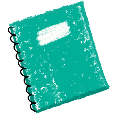 crayon notebook