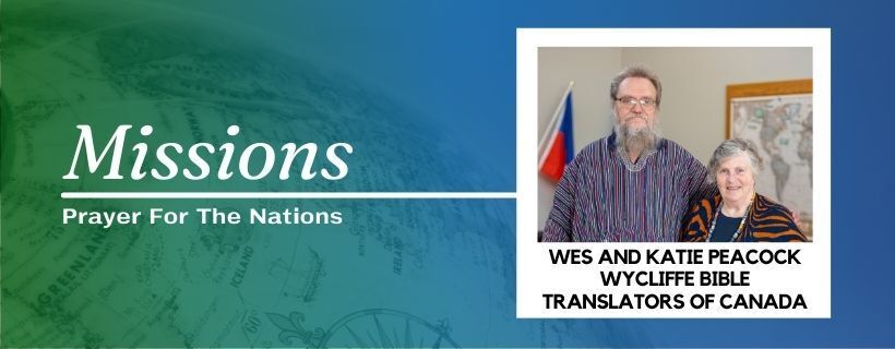 Prayer for the Nations Peacock CW